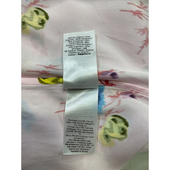 Ganni Sleeveless Printed Pink Dress Size 38 - Picture 5 of 5